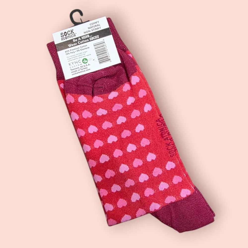 ❤️2/$12 NEW Sock Atomic Bride Tribe Novelty Socks Big Shoe Wedding Bachelorette
